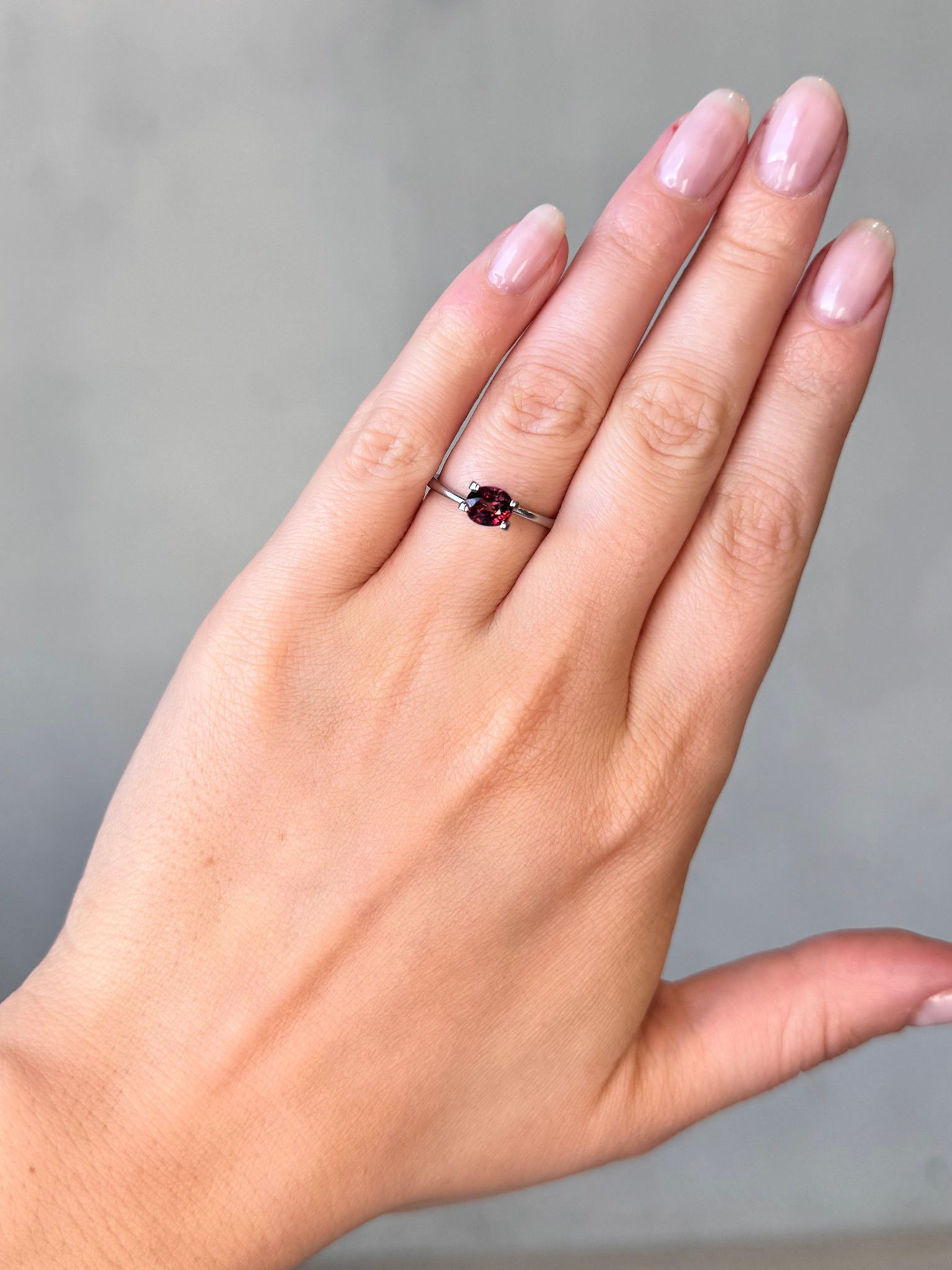 1.14ct oval cut red sapphire loose gemstone Adelaide, Australia