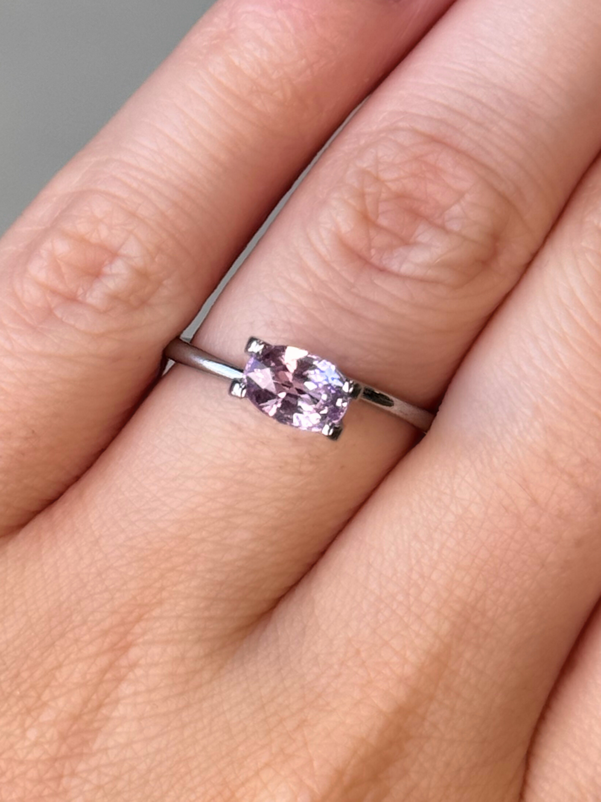 1.26ct Oval Cut Pink Sapphire