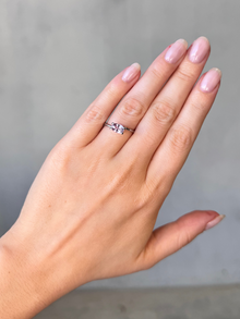 1.26ct oval pastel pink sapphire Adelaide sapphire engagement ring