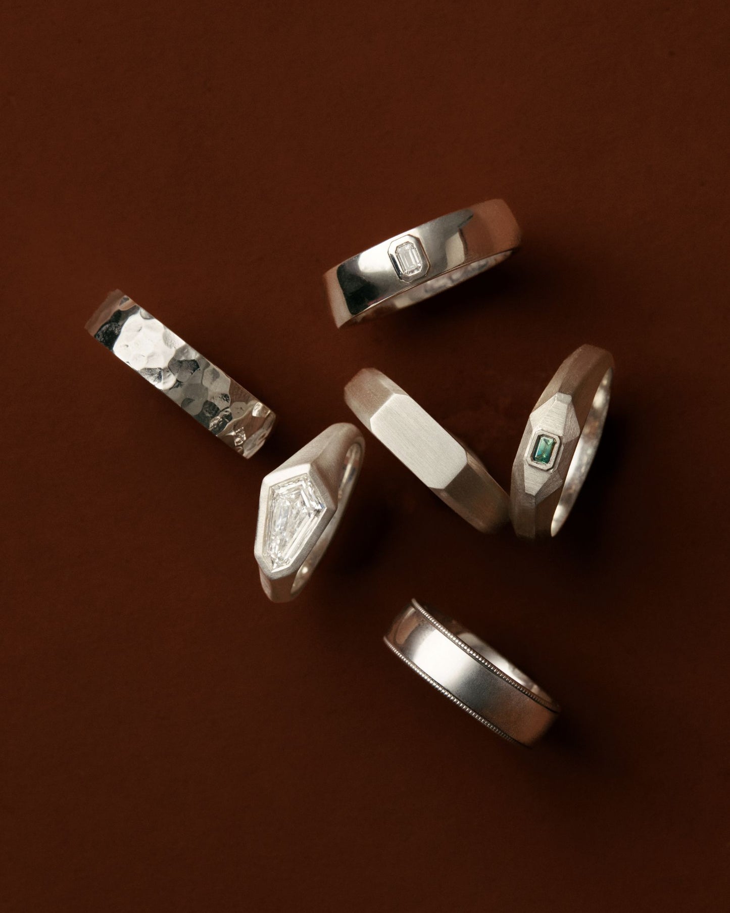 Ezra Shield Diamond Signet Ring