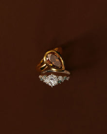 Elara Asymmetrical Cluster Engagement Ring