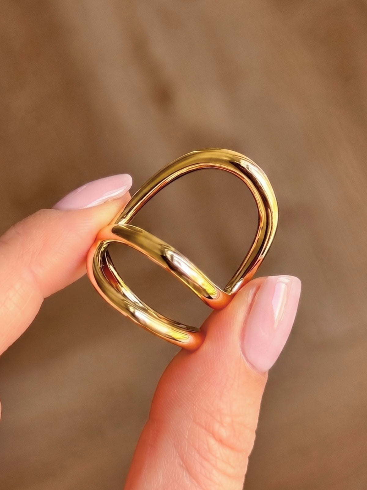 Gold Wire Wrap Ring