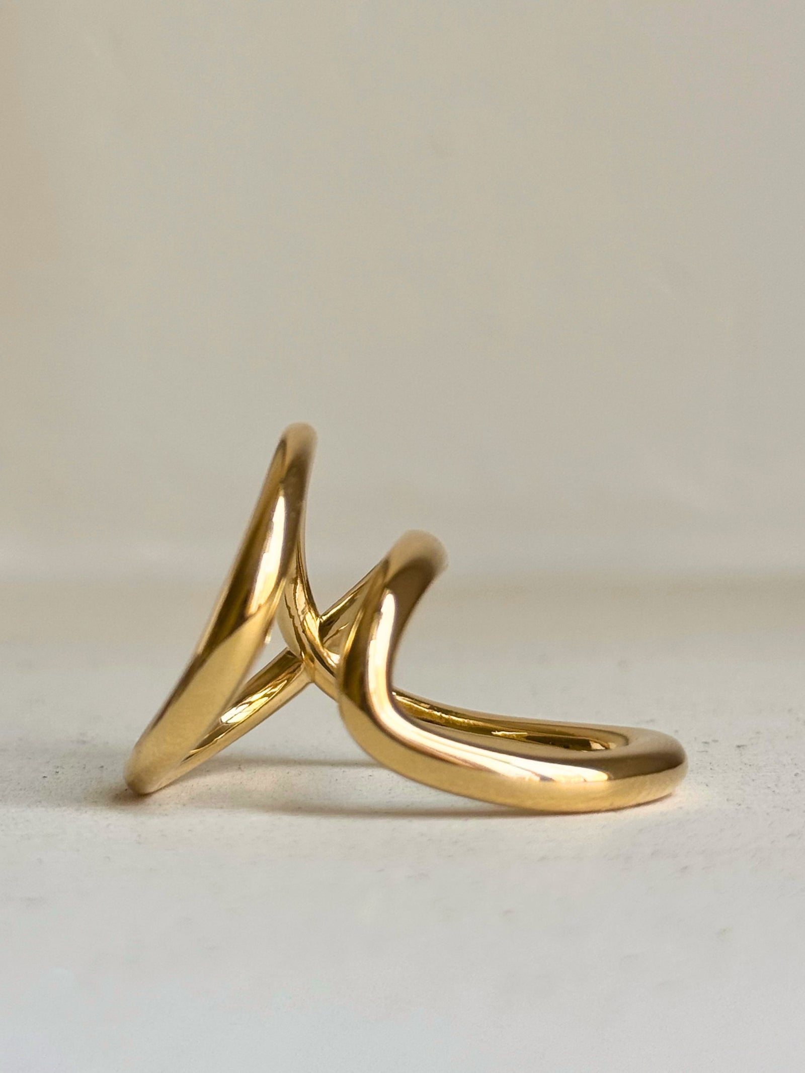 Gold Wire Wrap Ring