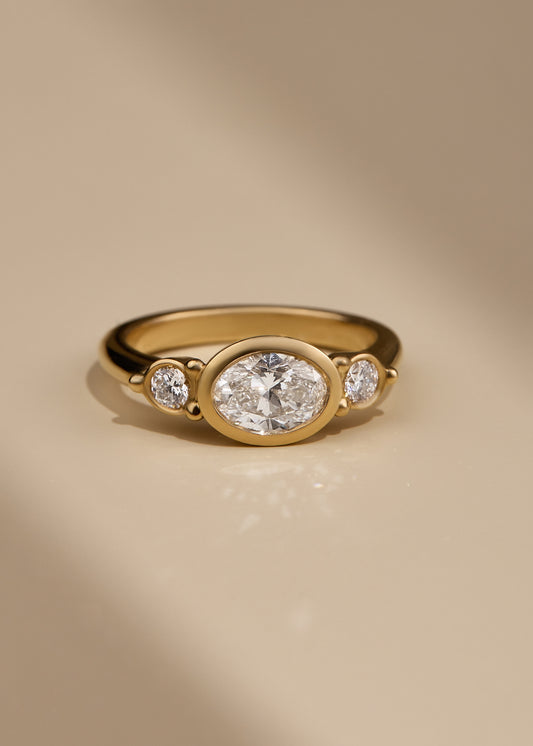 Olivia Three Stone Ring