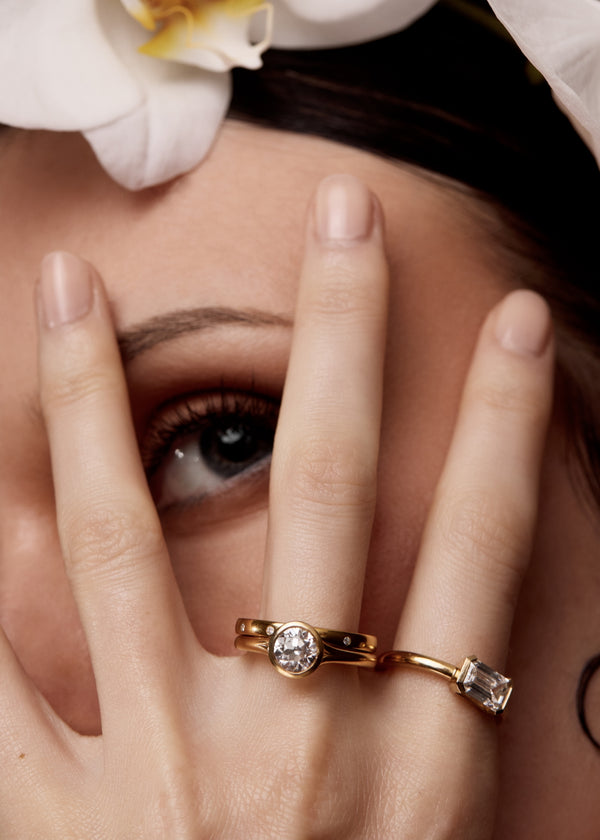 Maeve Solitaire Ring hover