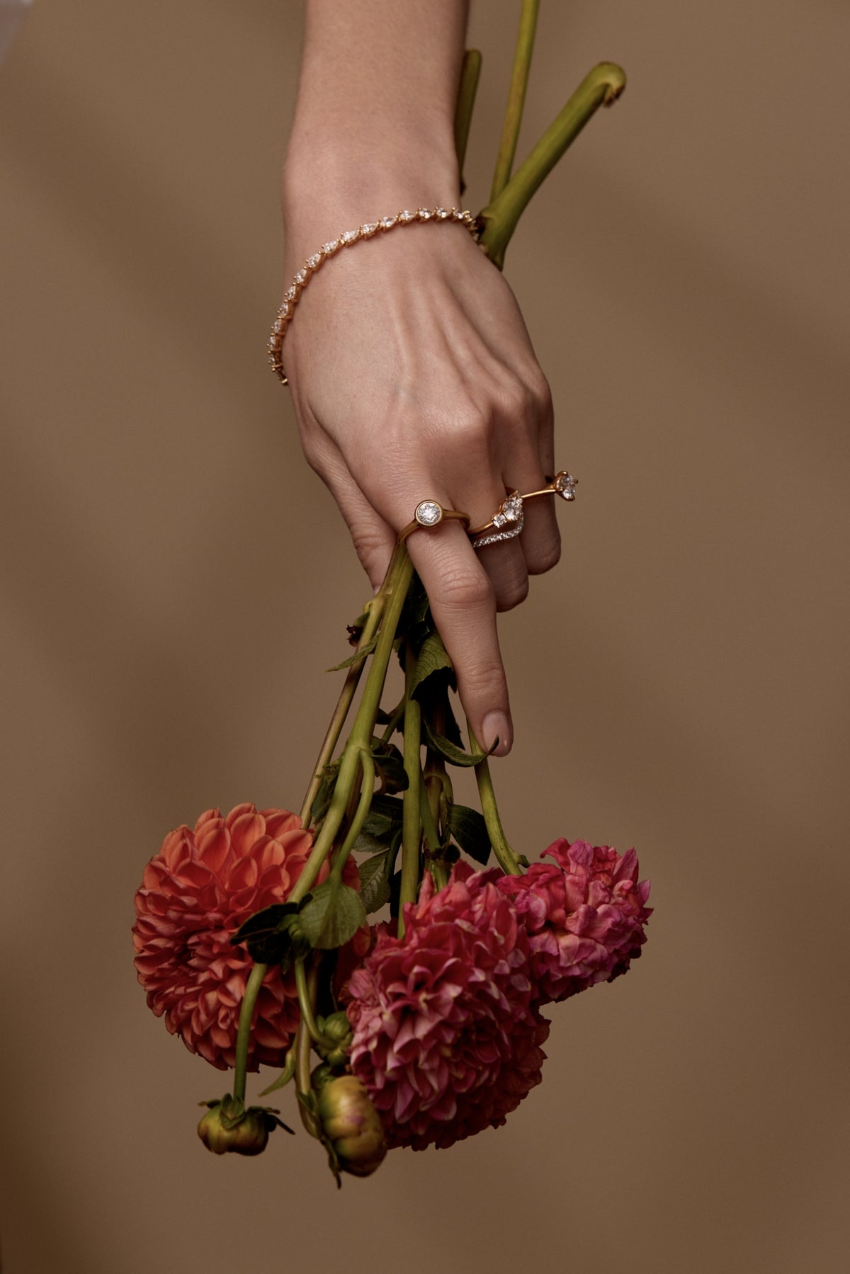 Pear Diamond Tennis Bracelet - Lab Grown Diamonds