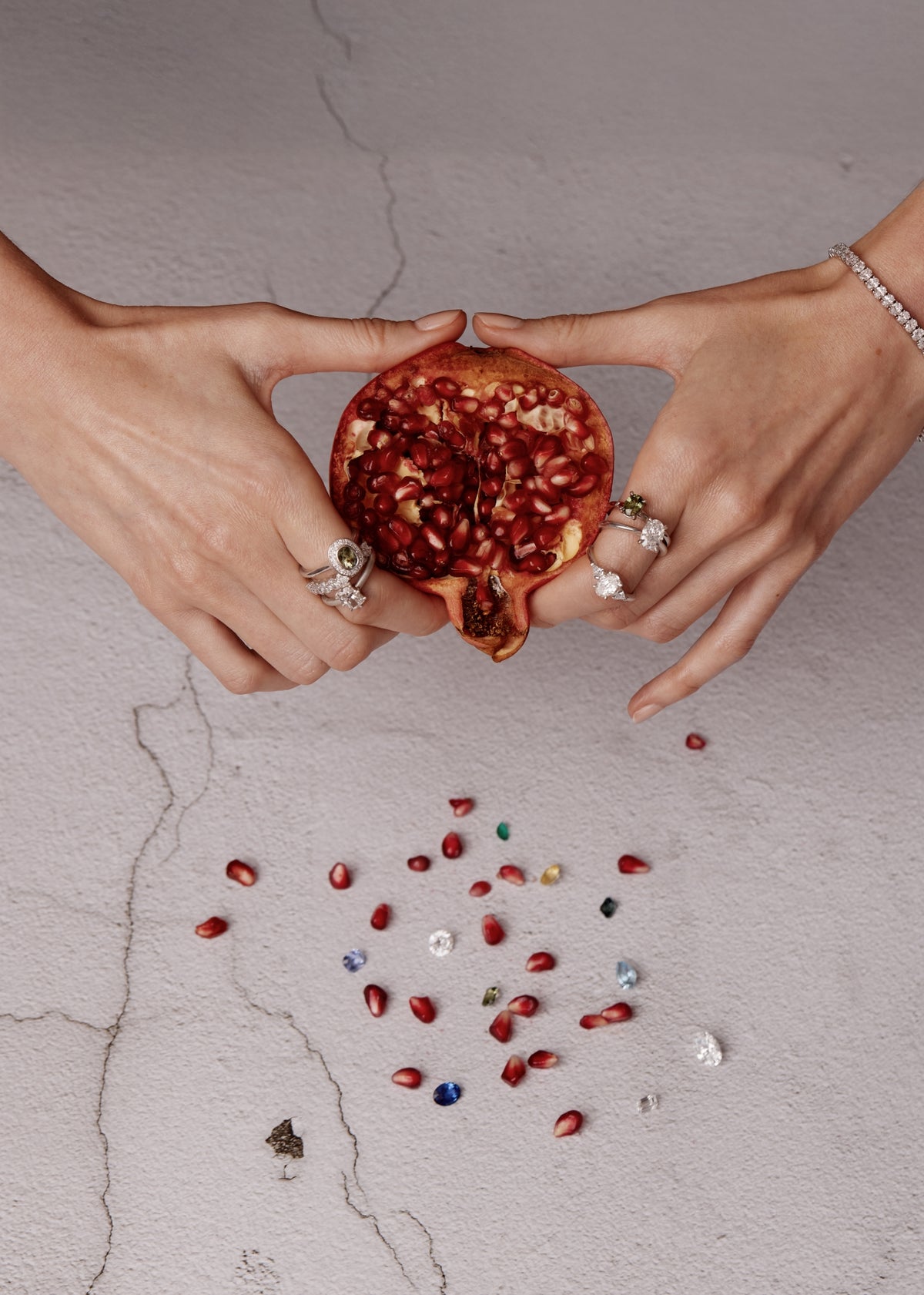 Astrid Three Stone Ring