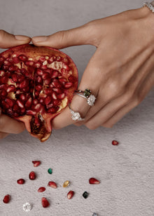 Astrid Three Stone Ring