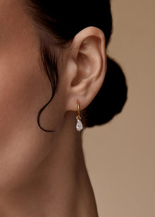 Pear Diamond Droplet Charms