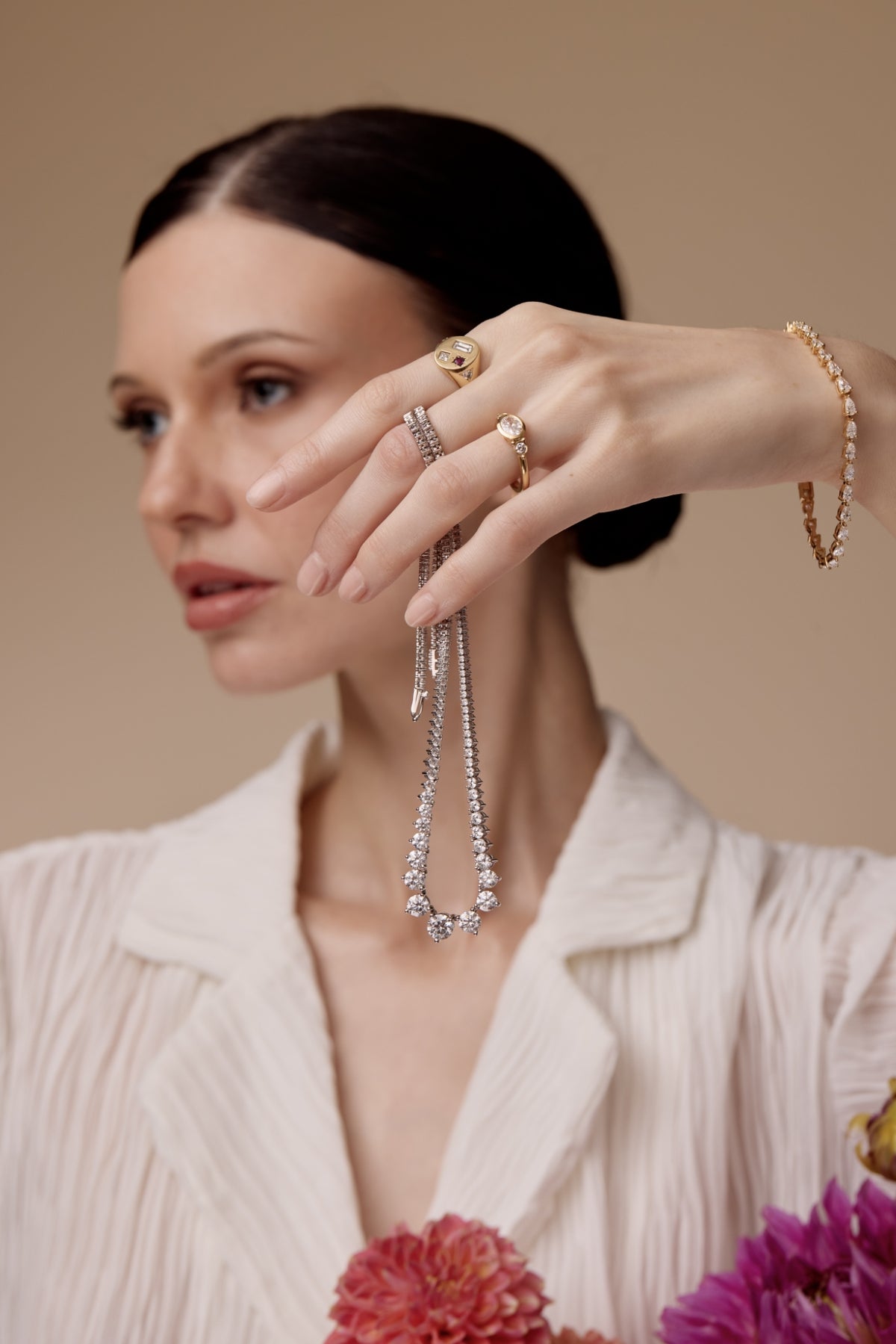 Olivia Three Stone Ring