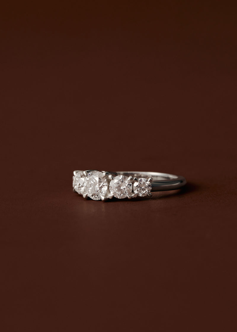 Cascade Five Stone Diamond Ring