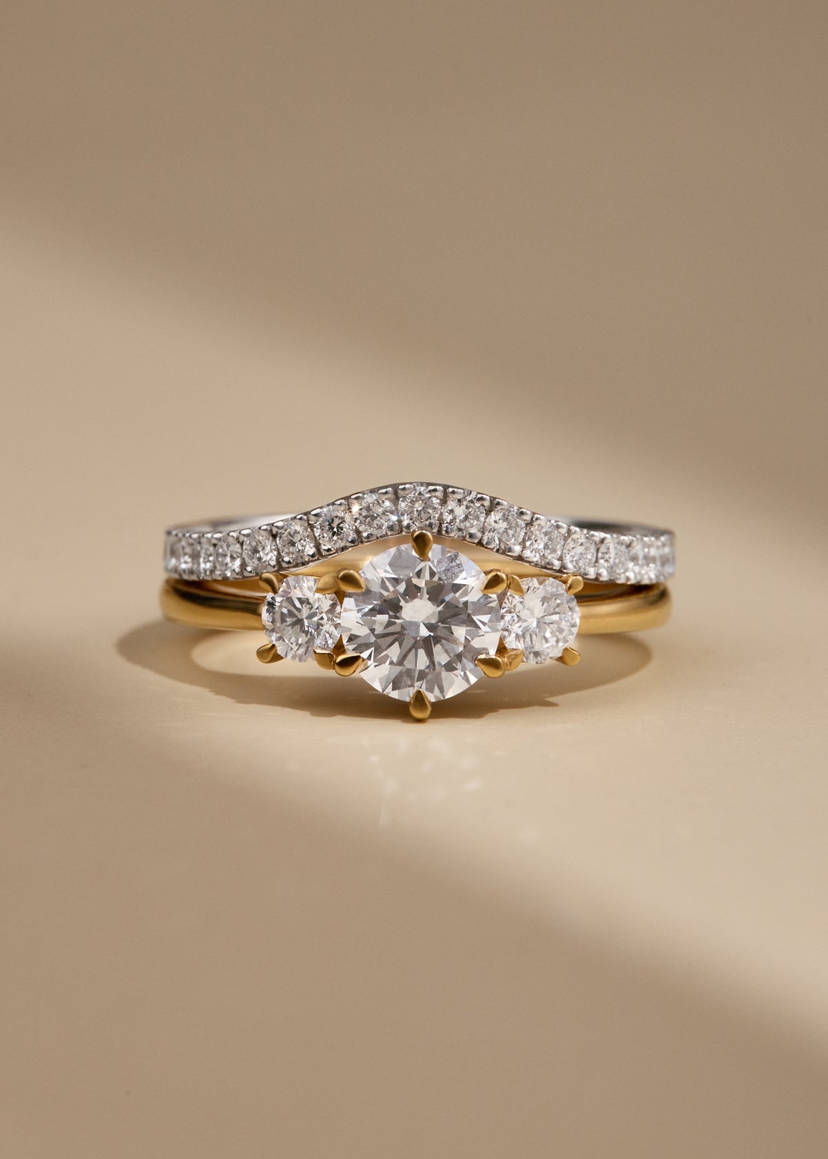 Clara Three Stone Ring