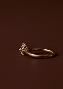 Cora Round Diamond Hidden Halo Engagement Ring