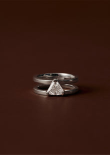 Enid Calf Cut Diamond Engagement Ring