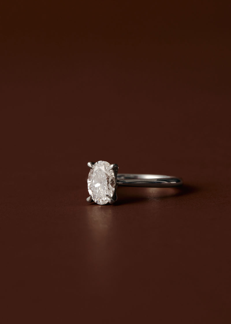 Eva Oval Solitaire Engagement Ring
