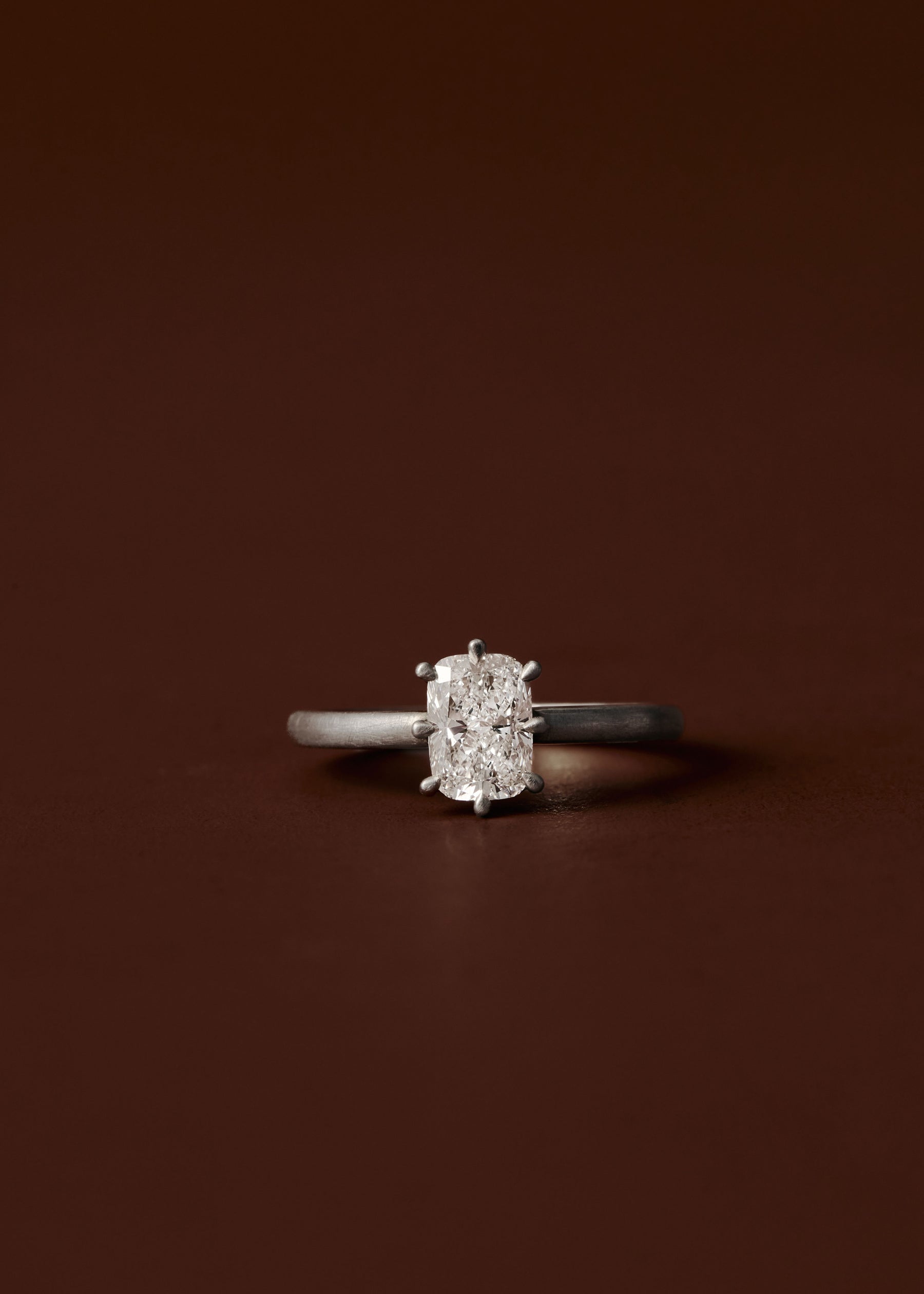 Margot Cushion Cut Solitaire Engagement Ring