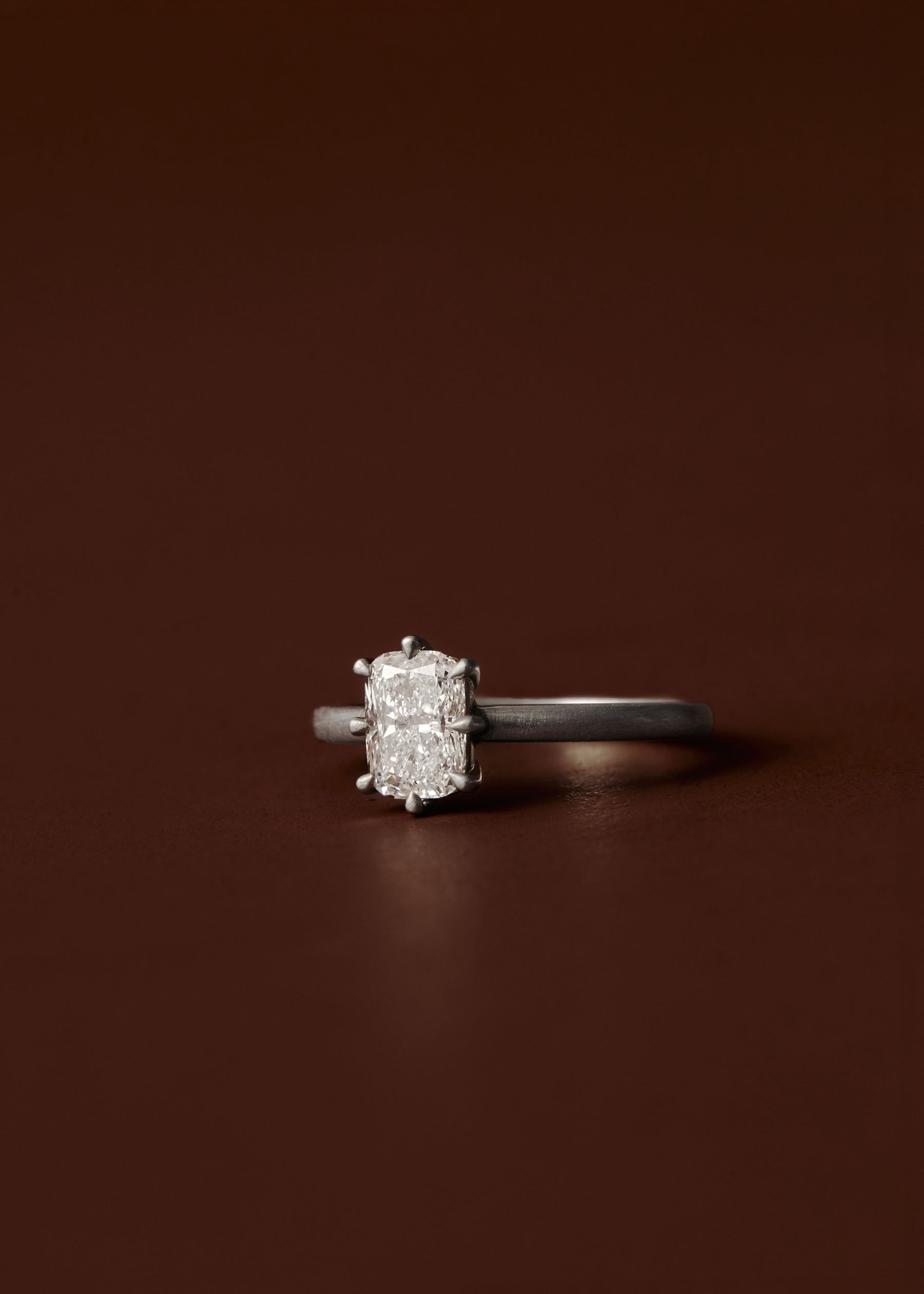 Margot Cushion Cut Solitaire Engagement Ring