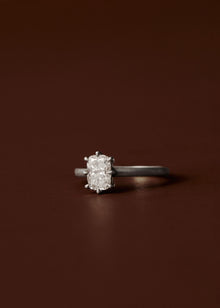 Margot Cushion Cut Solitaire Engagement Ring