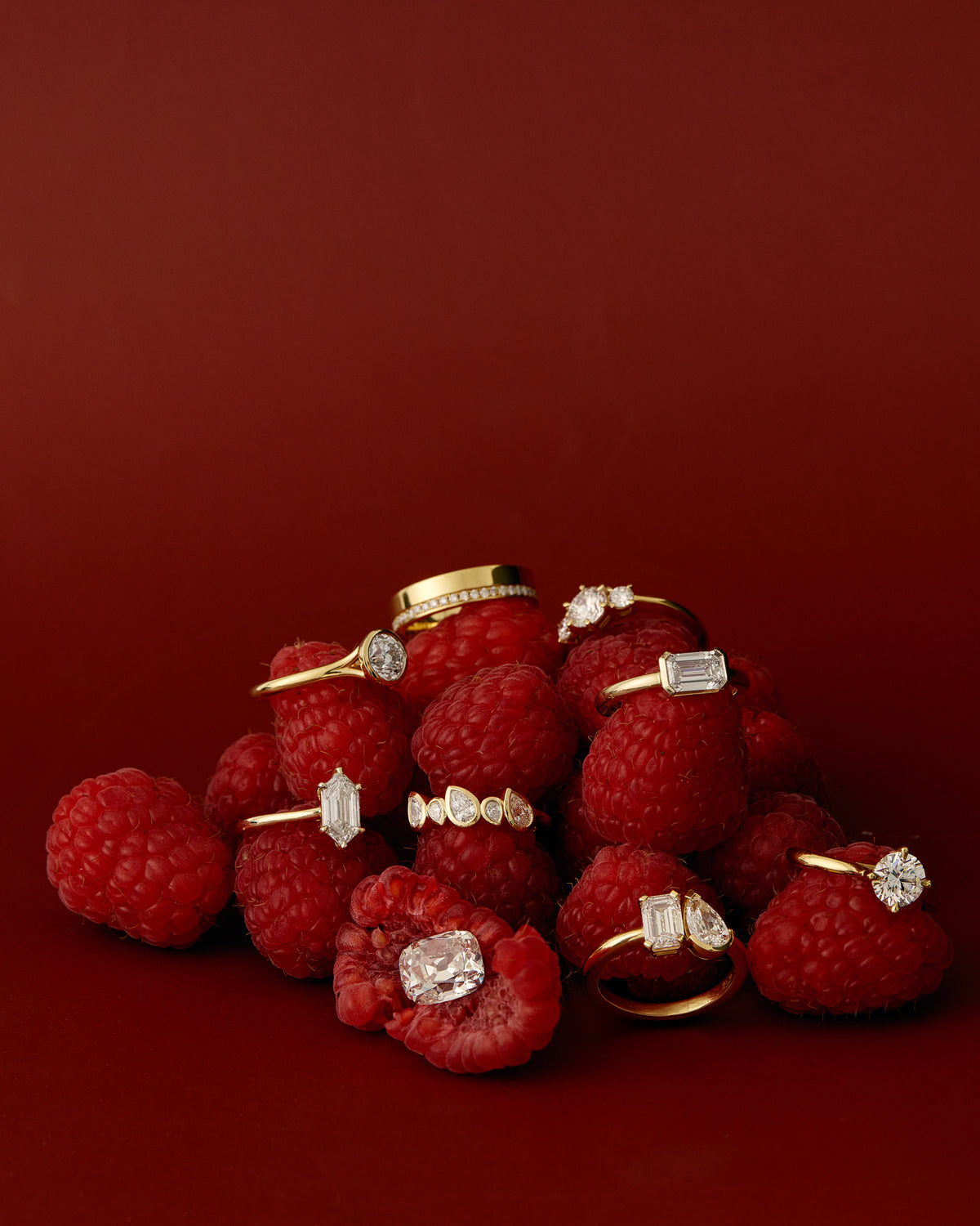 adelaide engagement ring diamond bands