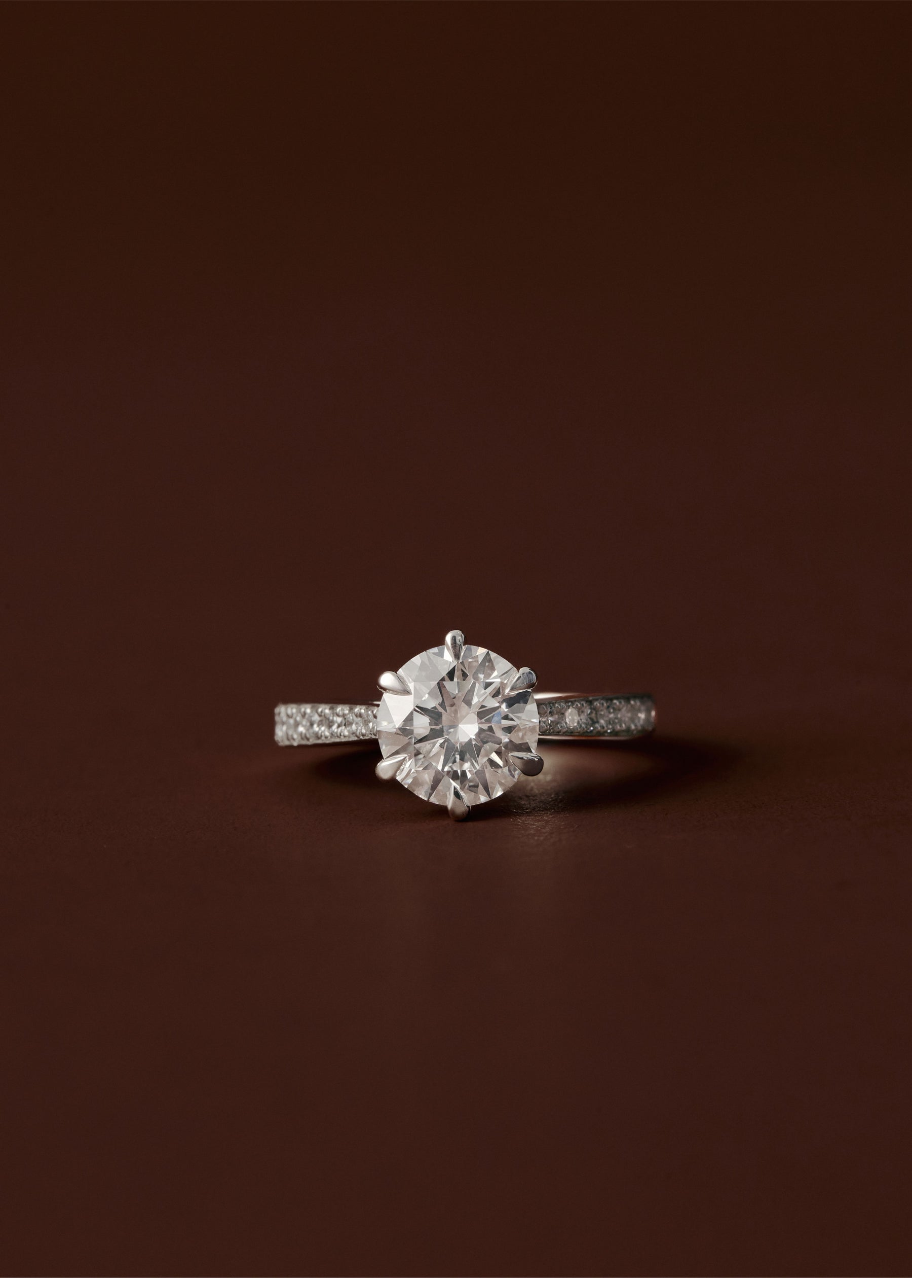 Rosalie Round Diamond Engagement Ring