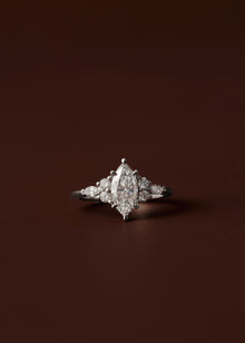 Vivienne Marquise Diamond Cluster Engagement Ring