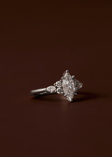 Vivienne Marquise Diamond Cluster Engagement Ring