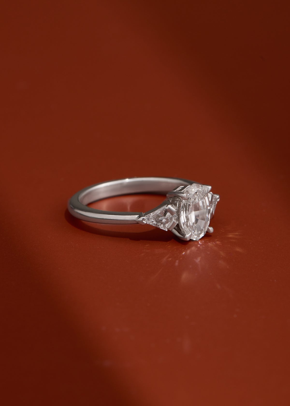 Astrid Three Stone Ring