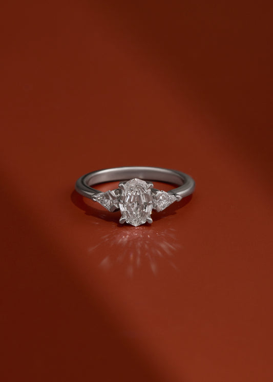 Astrid Three Stone Ring