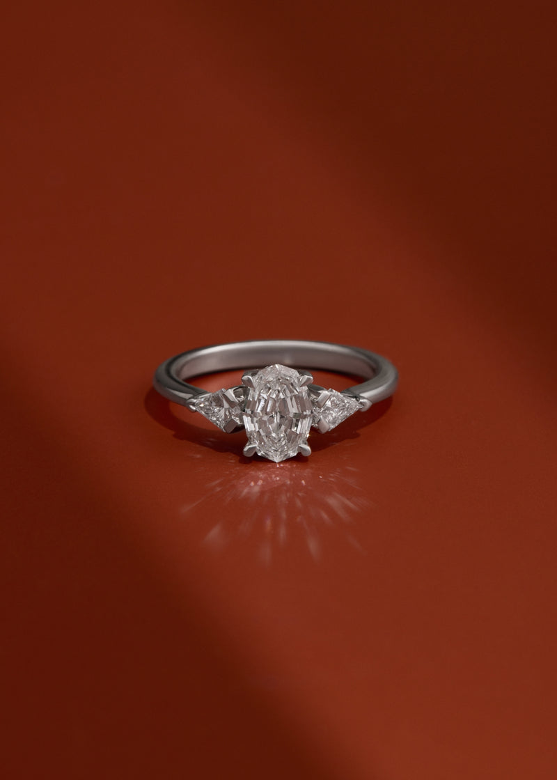 Astrid Three Stone Ring