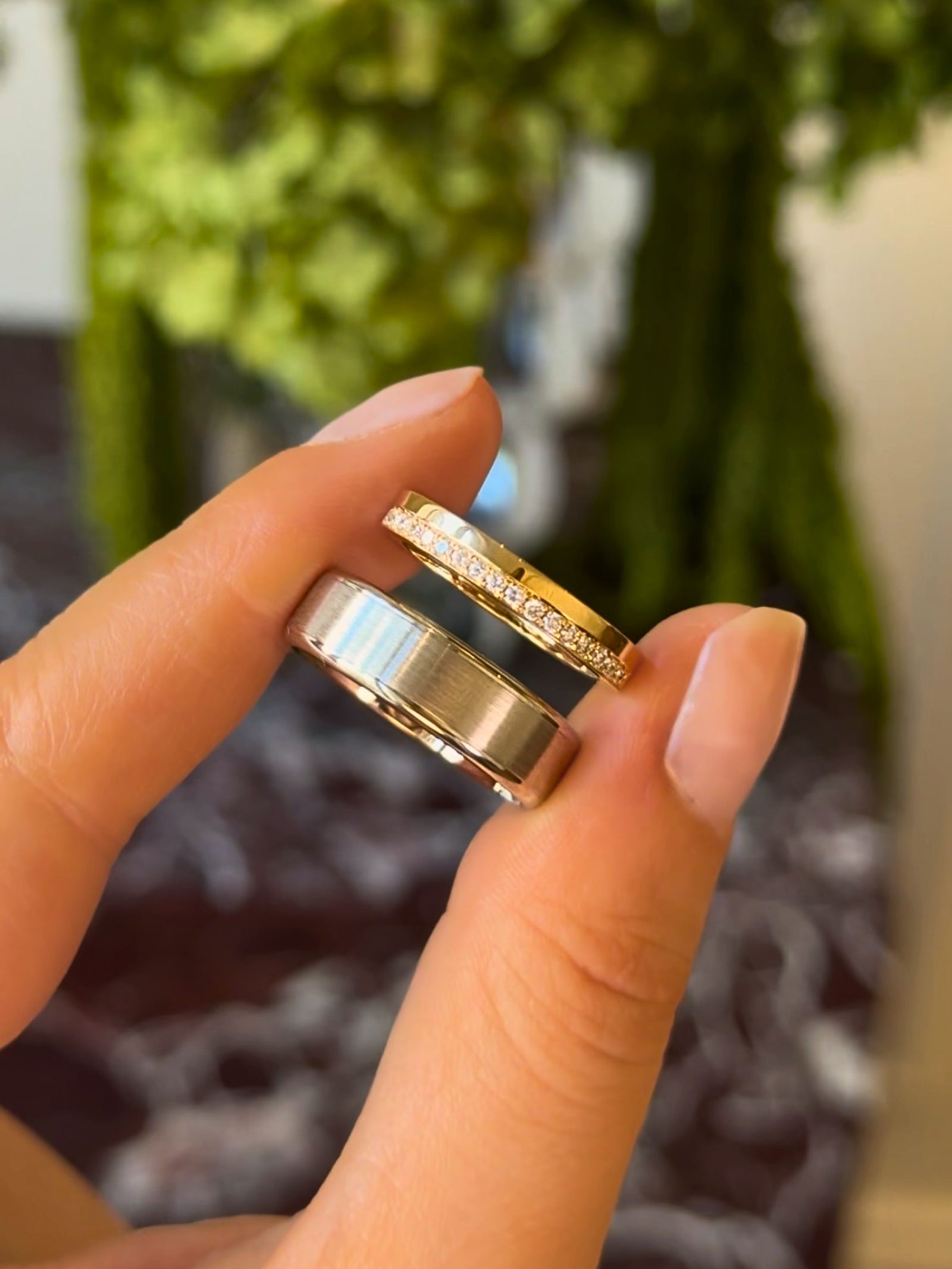Custom Wedding Ring Set