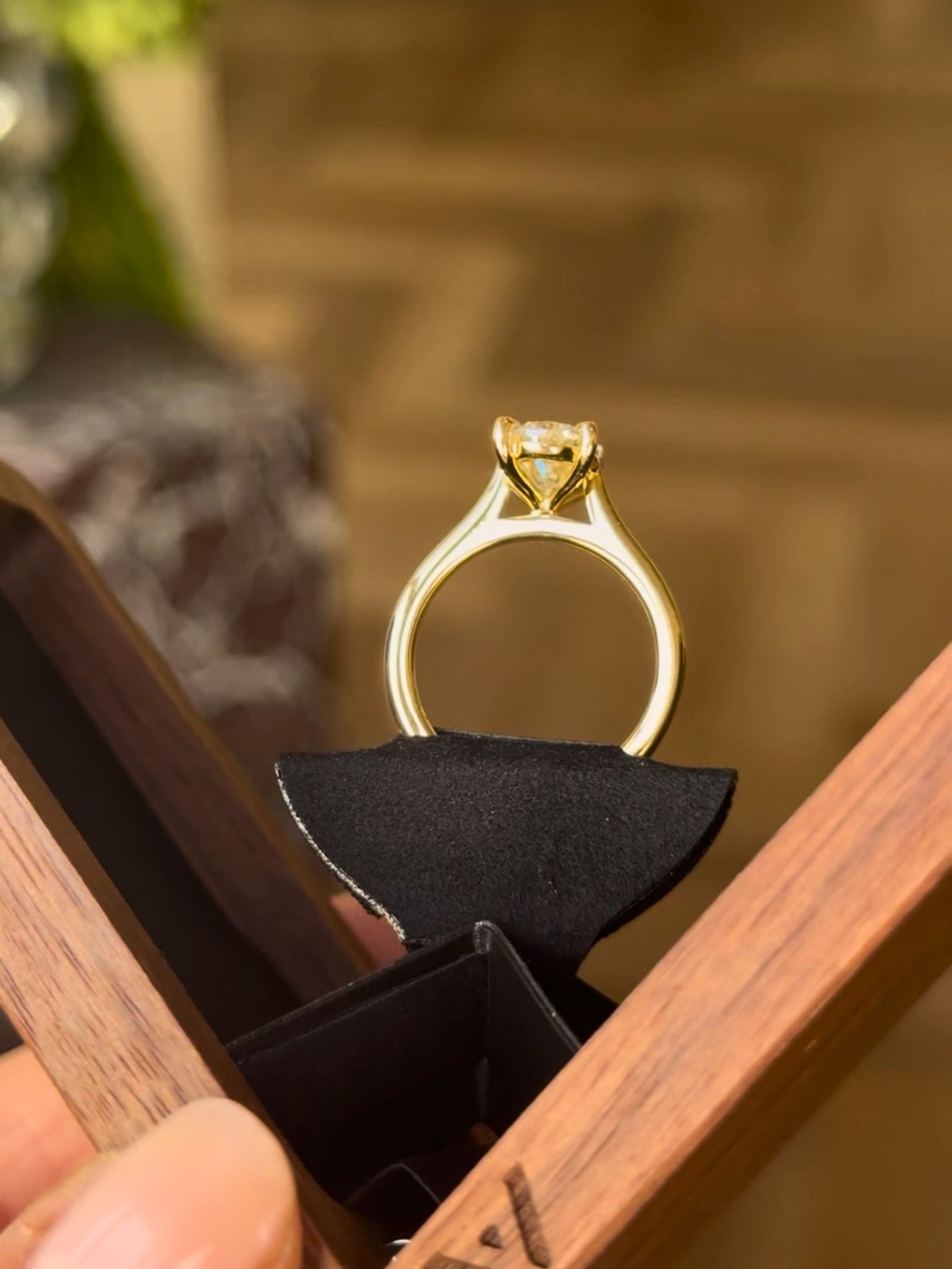 Oval Diamond Solitaire Engagement Ring