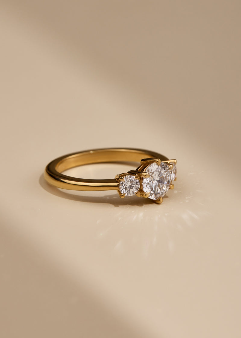 Clara Three Stone Ring