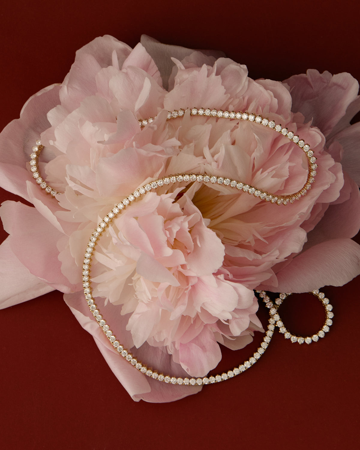 diamond tennis necklace yellow gold adelaide