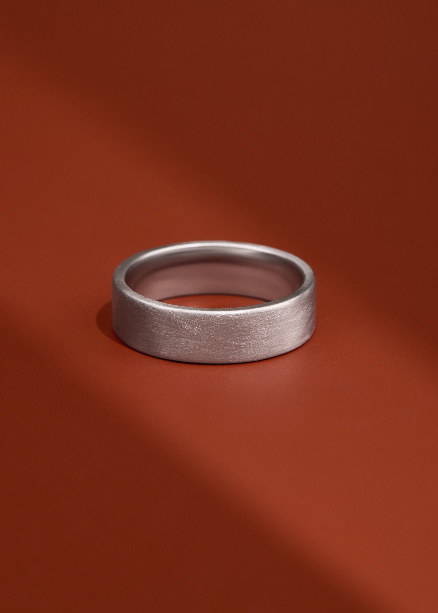Cigar Wedding Ring - Polished or Matte