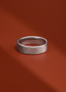 Cigar Wedding Ring - Polished or Matte