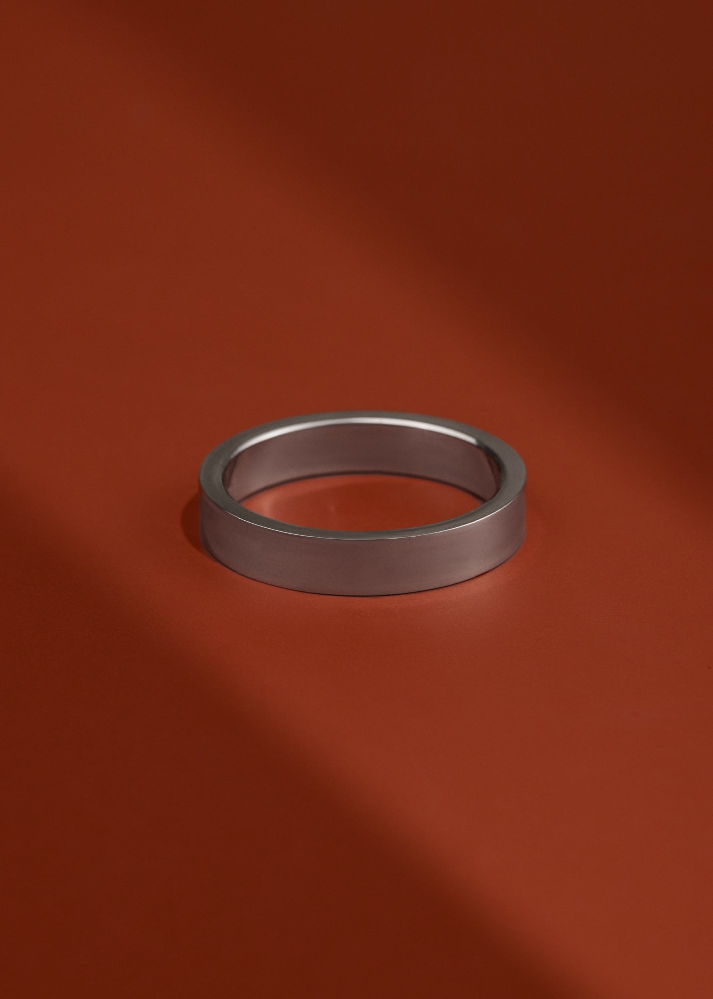 Cigar Wedding Ring - Polished or Matte