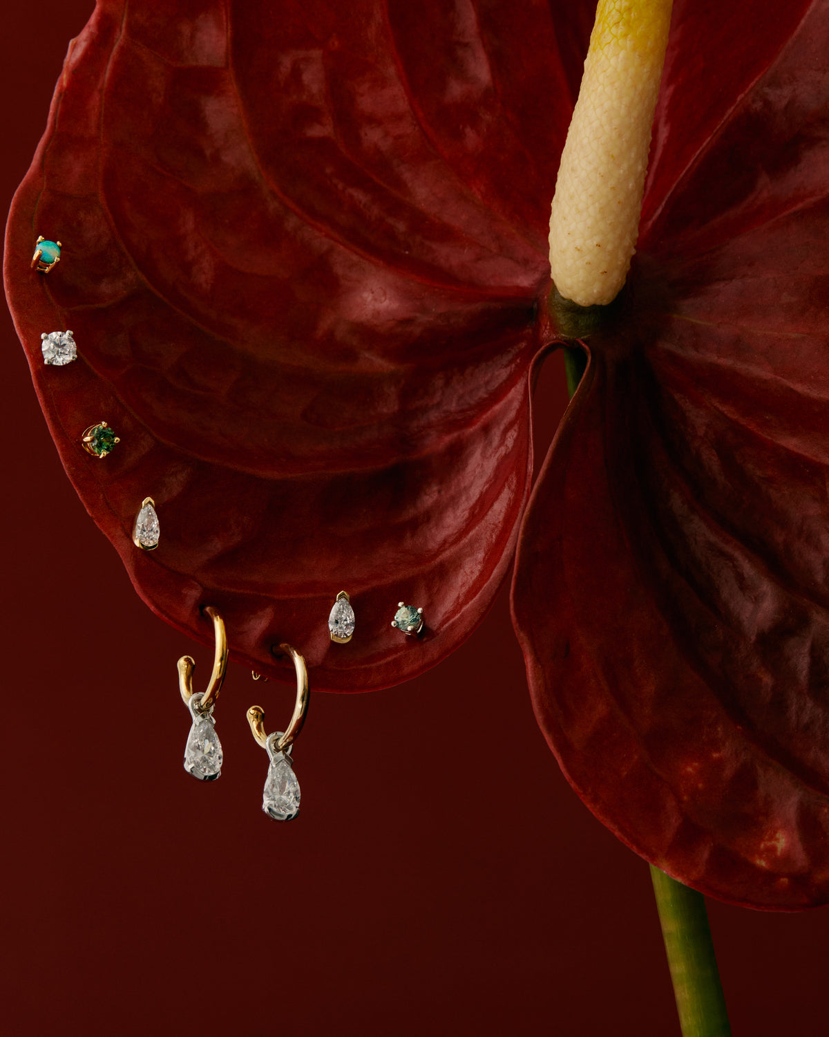 diamond earring charms adelaide