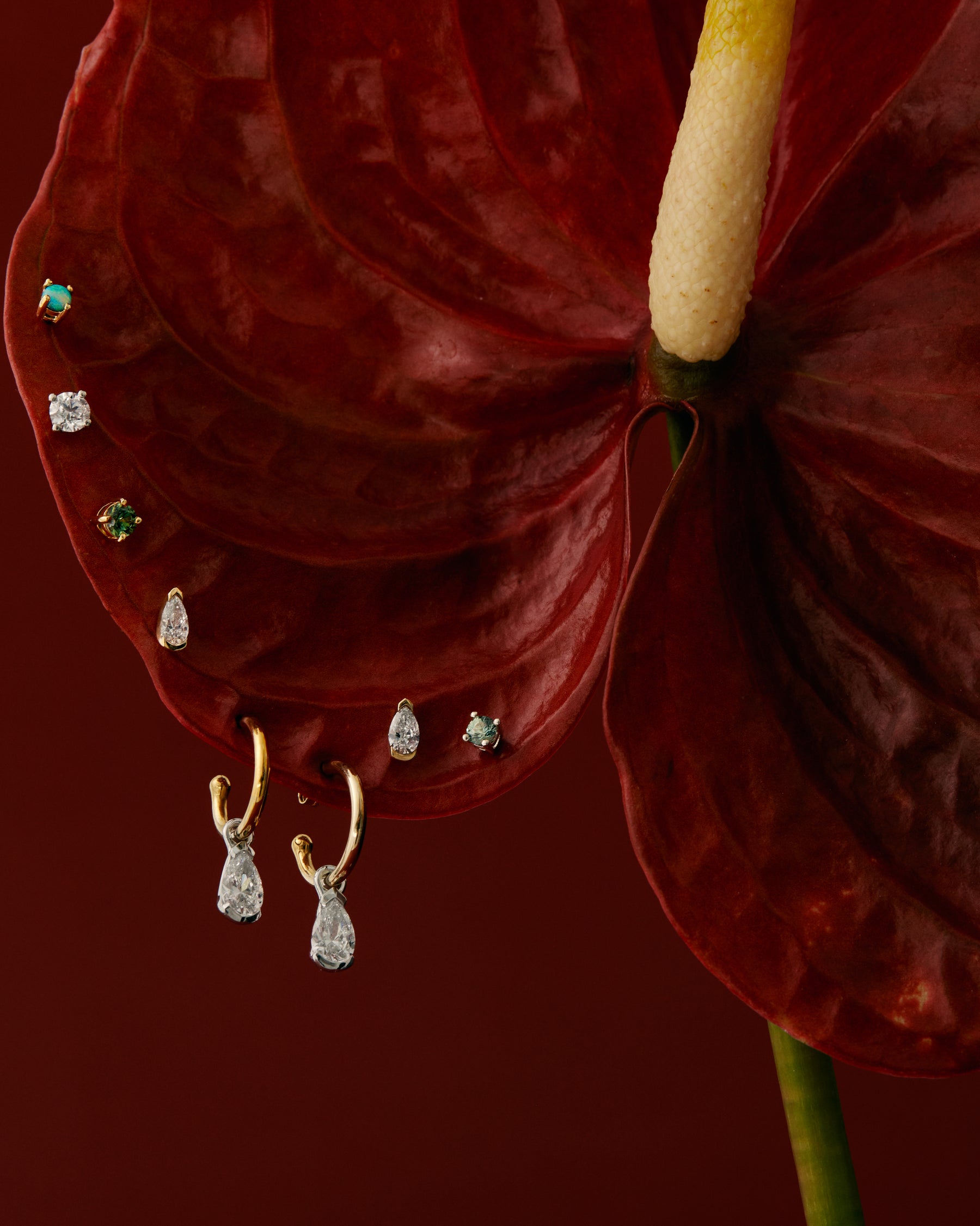 diamond earring charms adelaide