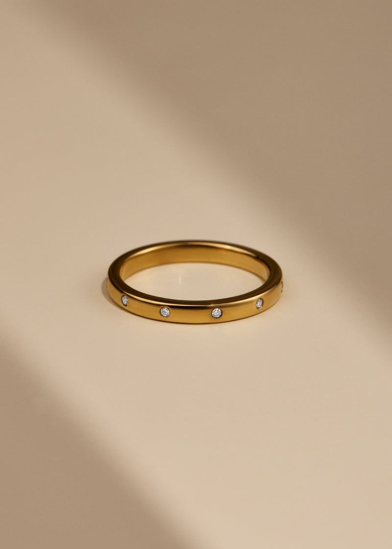 Ava Flush Set Ring