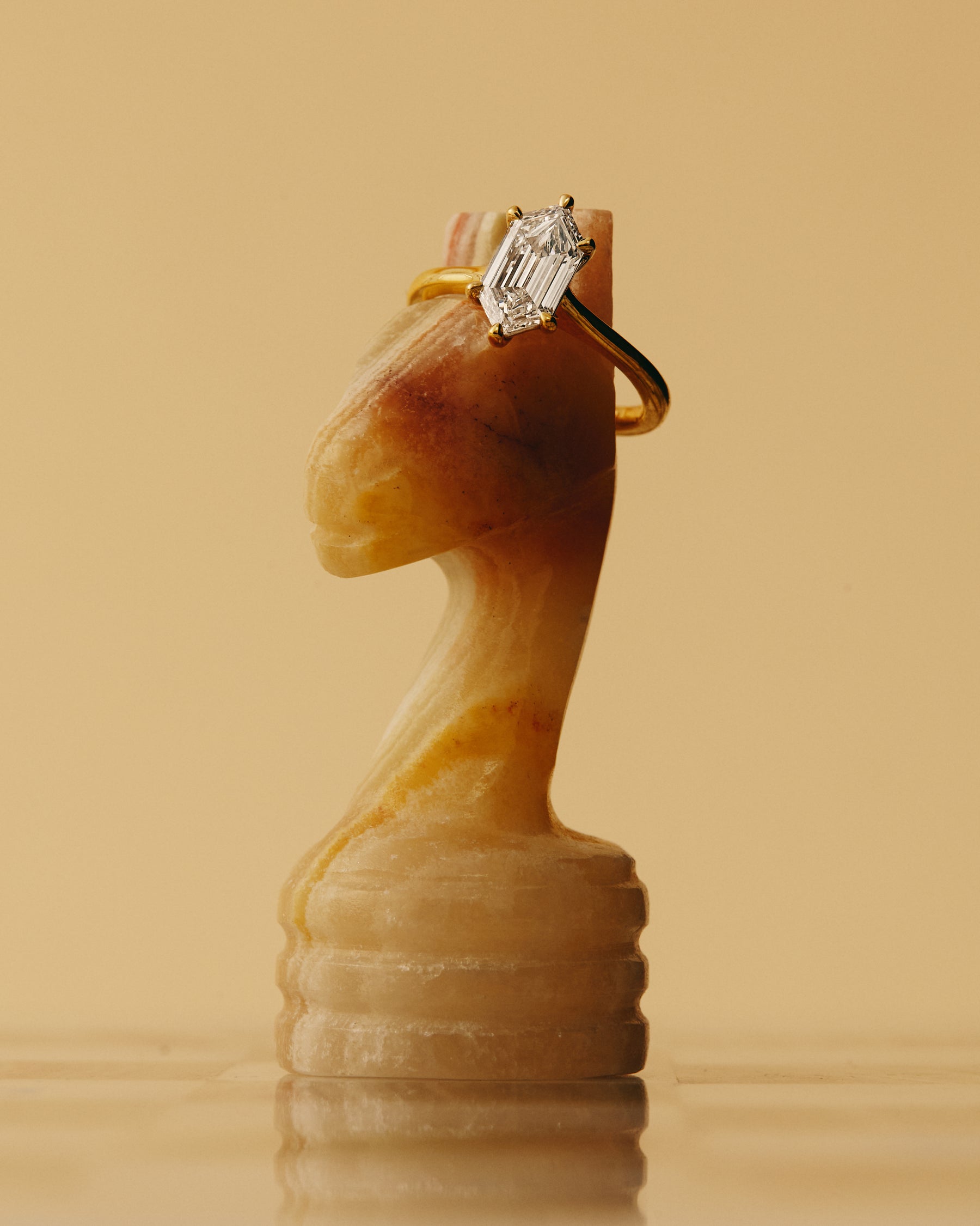 elongated hexagon engagement ring adelaide