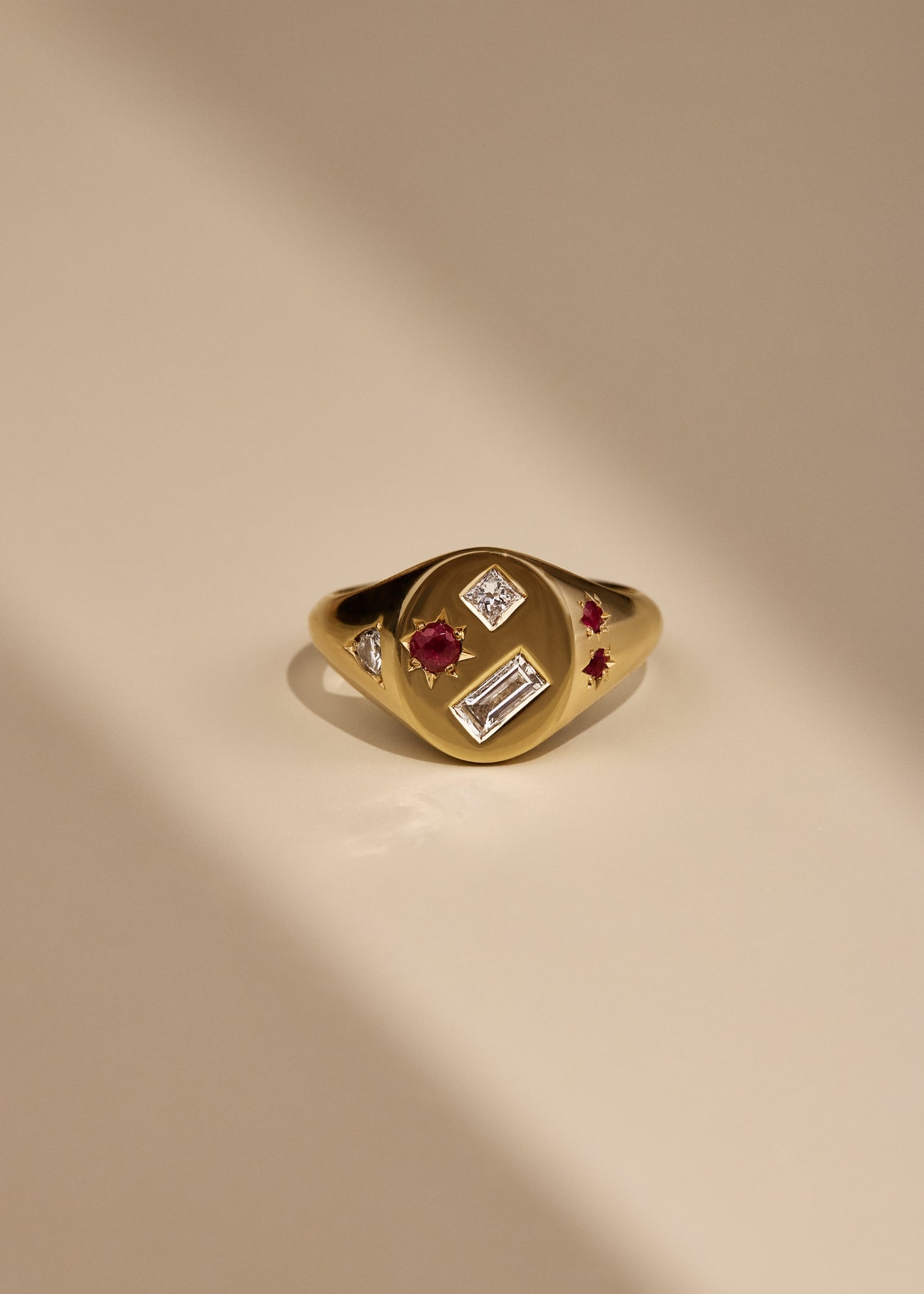Mosaic Signet Ring
