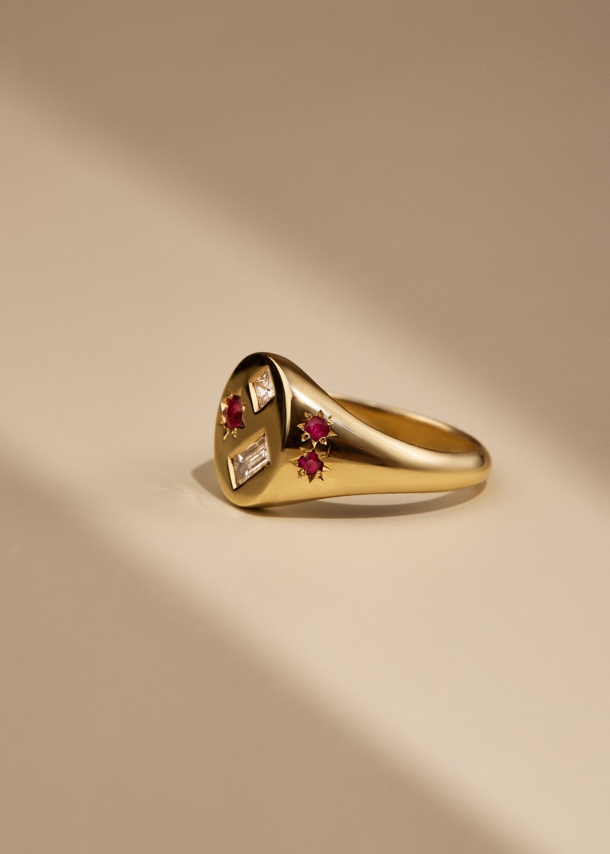 Mosaic Signet Ring