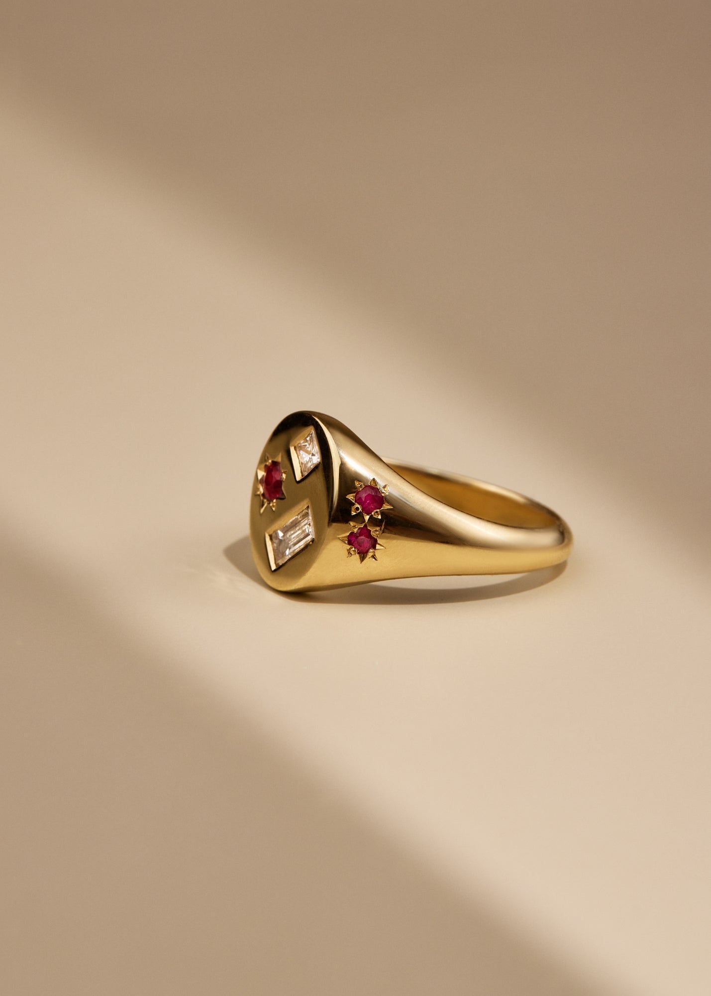 Mosaic Signet Ring
