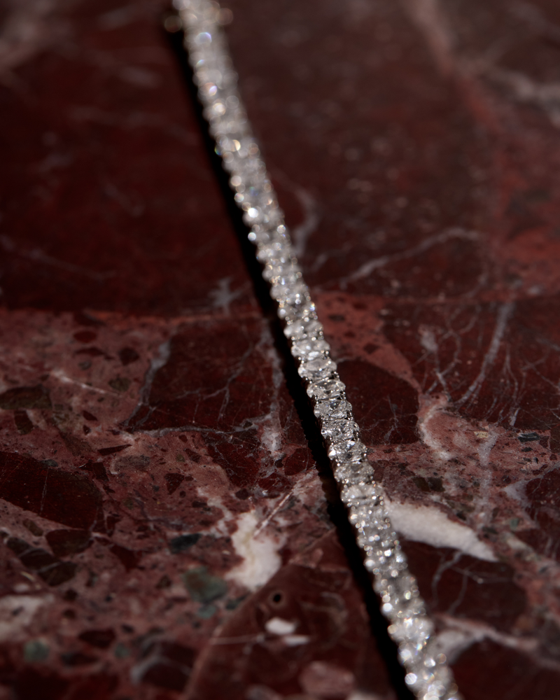 Oval Tennis Bracelet - Lab Grown Diamonds