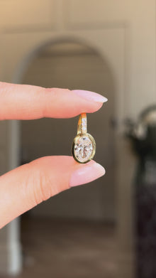 Mira East-West Oval Engagement Ring