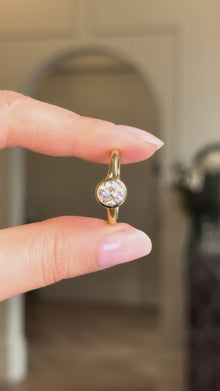 Maeve Raised Bezel Solitaire Engagement Ring