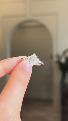 Vivienne Marquise Diamond Cluster Engagement Ring