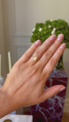 pear yellow diamond ring adelaide