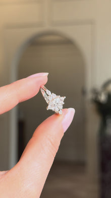 Vivienne Marquise Diamond Cluster Engagement Ring