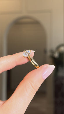 Cora Round Diamond Hidden Halo Engagement Ring